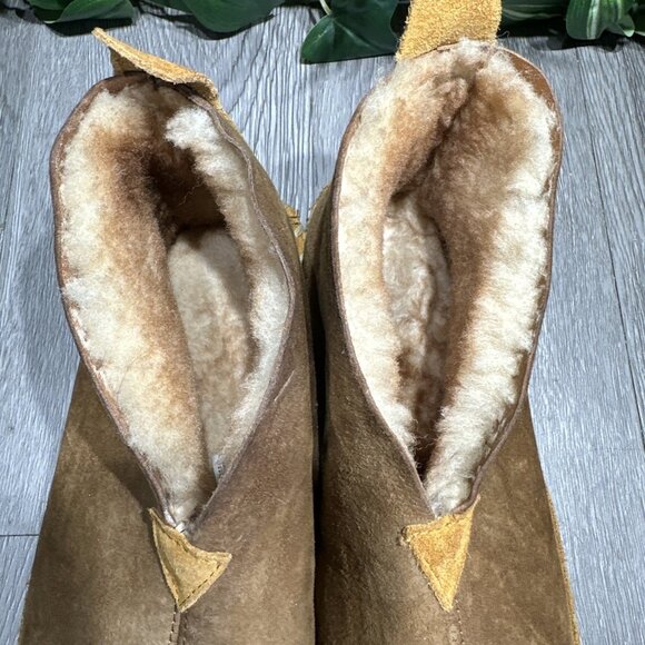 Ll Bean Wicked Good Slippers Men Size 8 Brown  Suede main image 8